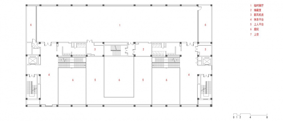 . 展览馆三层平面 Exhibition Hall 3rd floor plan ©FCJZ o8q