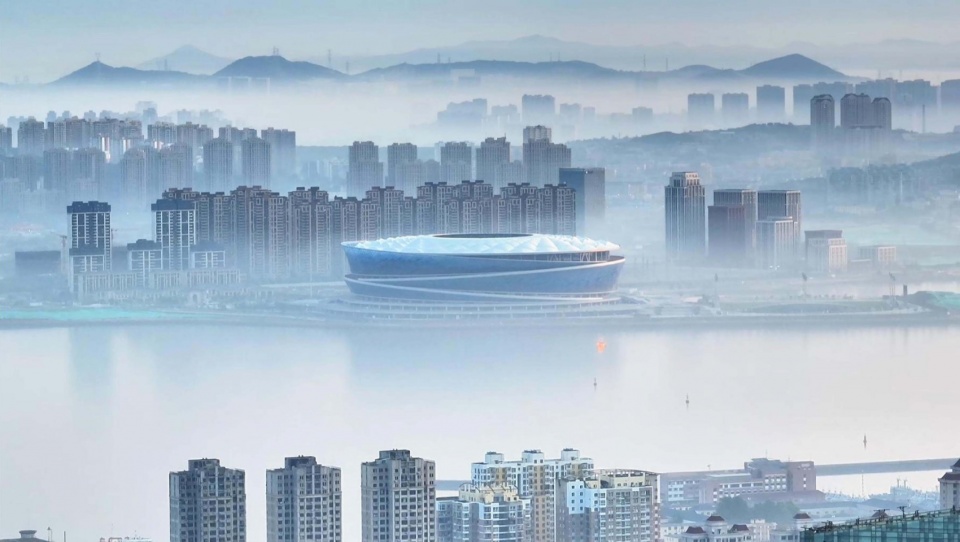 Dalian Suyu Bay Football Stadium by hit