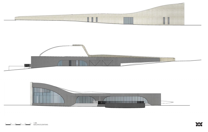 peninsula house by wood marsh