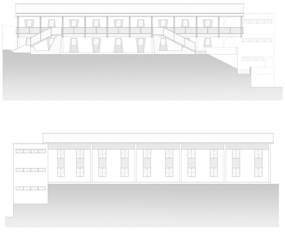 住宿楼新建) 立面 transformation and regeneration of sunao primary school by zaozuo architecture studio