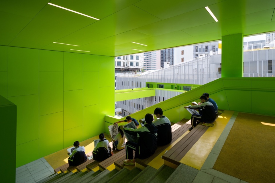 Futian High School Campus China by reMIXstudio