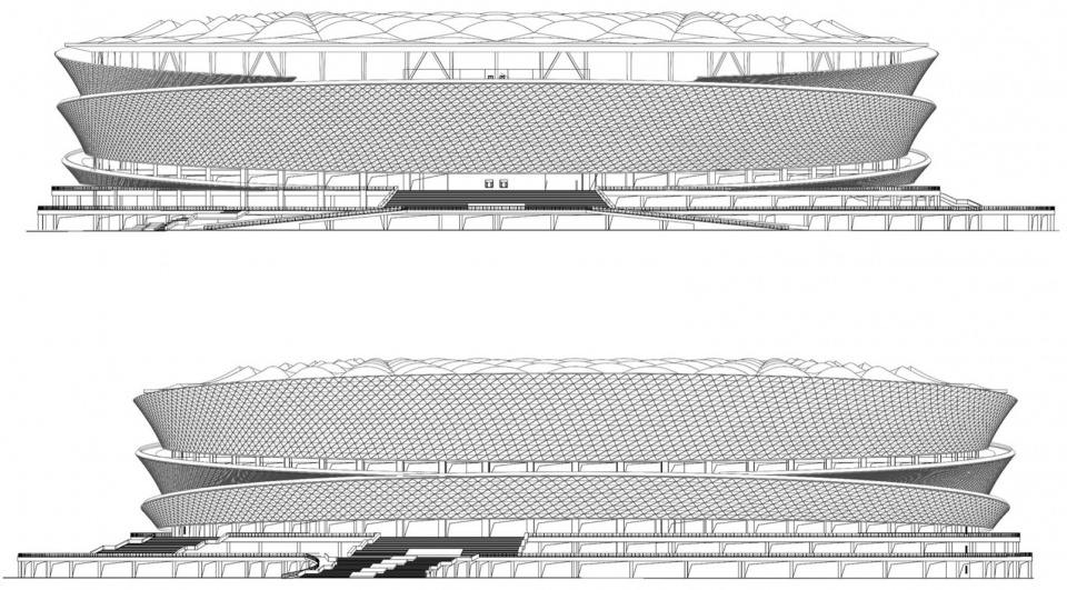 Dalian Suyu Bay Football Stadium by hit