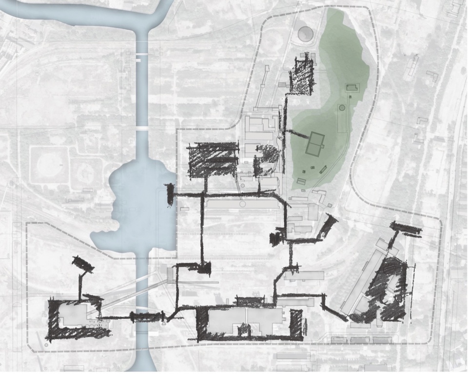Hanggang Site Park Project China by Jiakun Architects