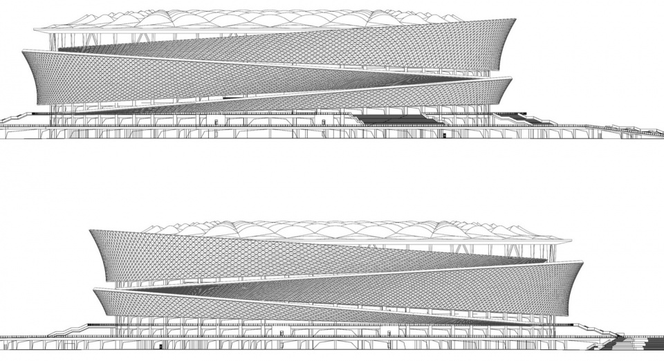 Dalian Suyu Bay Football Stadium by hit