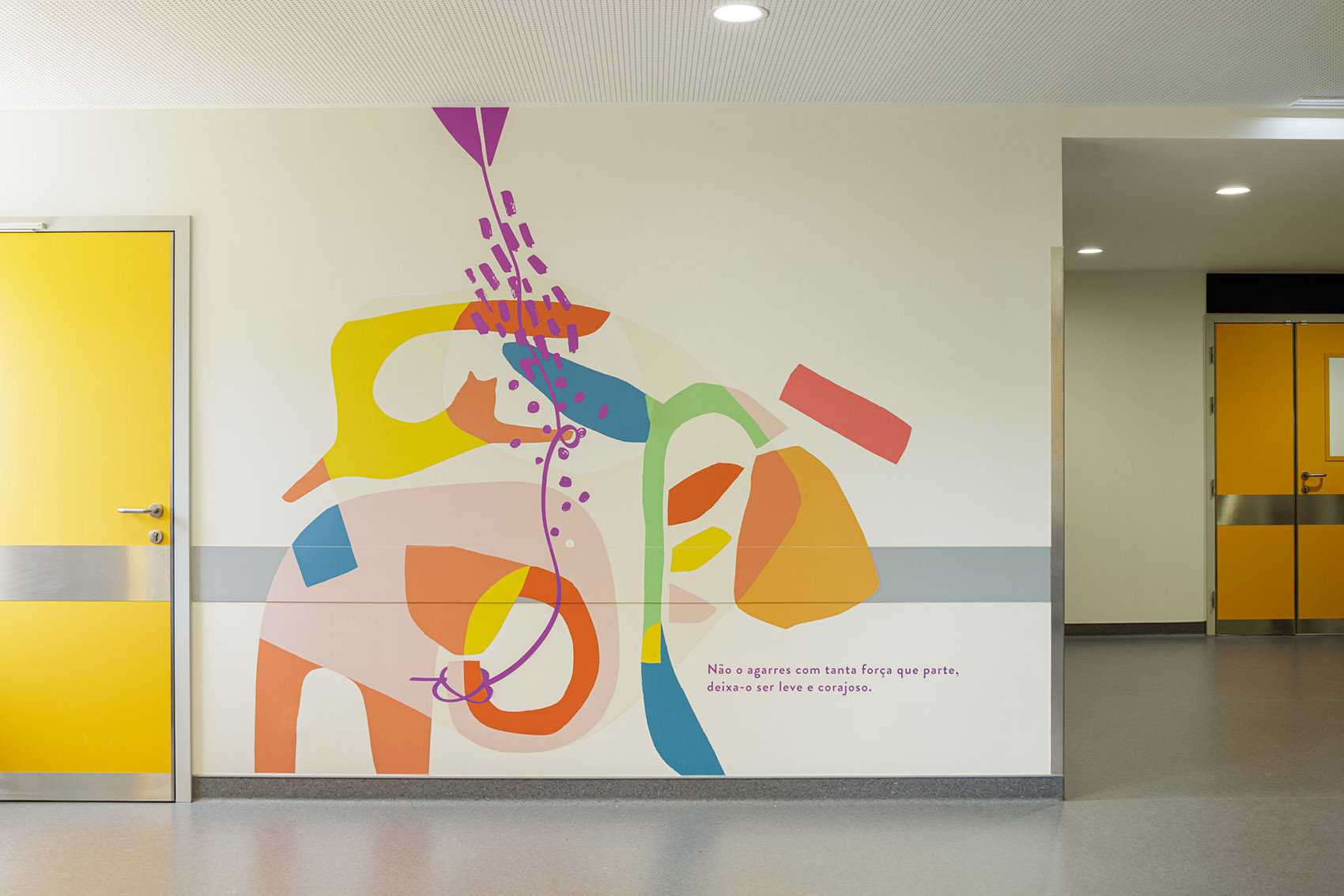 A colorful setting for the new Pediatric Ward of Hospital São João by ...