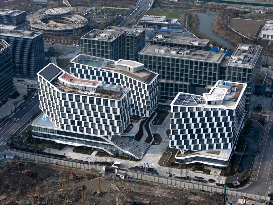 南侧鸟瞰视角 South aerial view ©零壹城市 LYCS