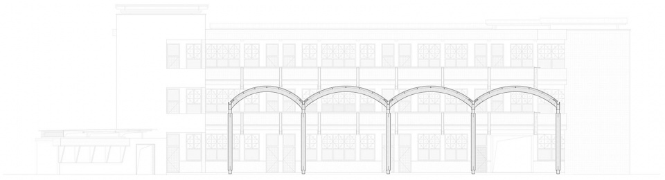 卷棚 立面 transformation and regeneration of sunao primary school by zaozuo architecture studio