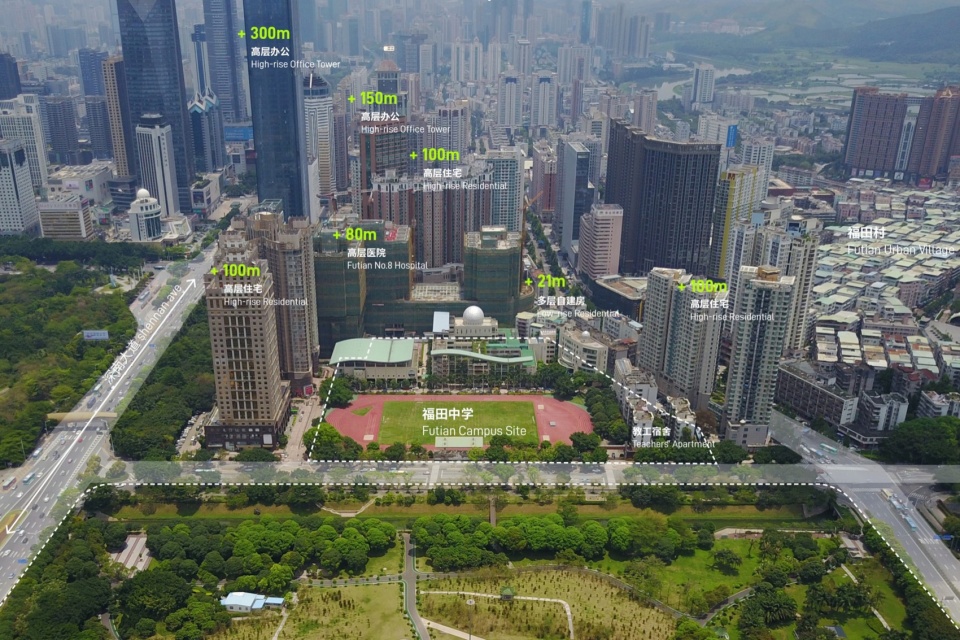Futian High School Campus China by reMIXstudio