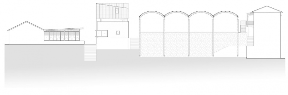 大剖面1 transformation and regeneration of sunao primary school by zaozuo architecture studio