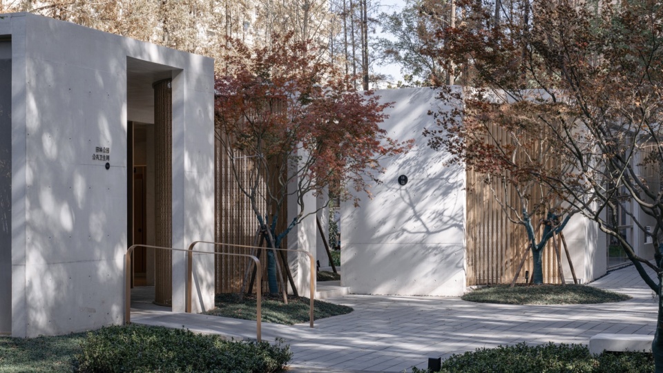 疏影光绘的林隐轩 @CreatAR Images tianlin park tourist center shanghai by viascape design