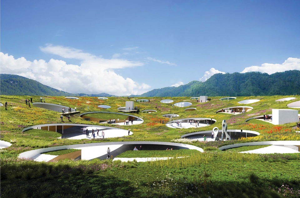 hida furukawa station east development tentative by sou fujimoto architects