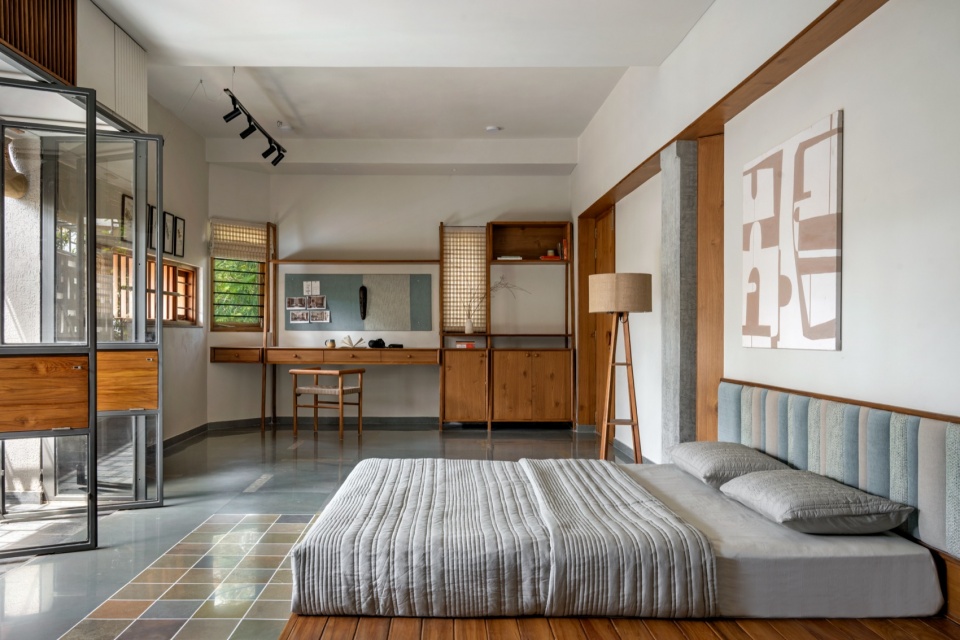 Bedroom 02 first floor1 terra kota house by terra firma architects