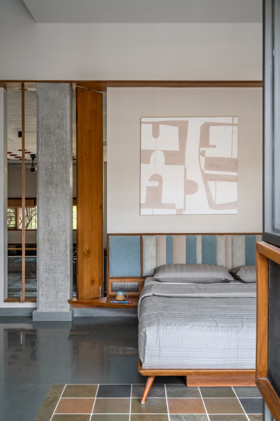 Bedroom 02 first floor3 terra kota house by terra firma architects