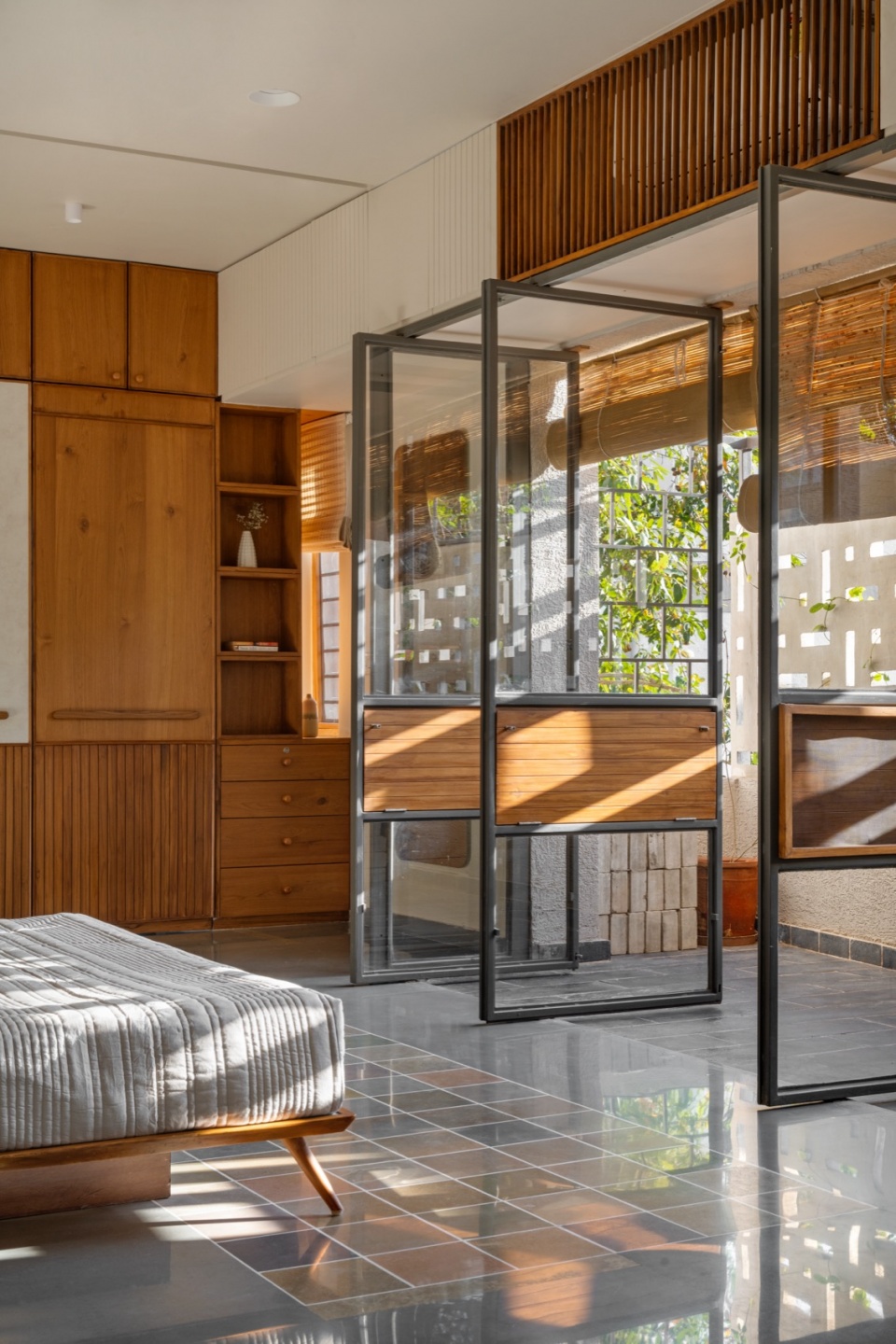 Bedroom 2 1st floor terra kota house by terra firma architects