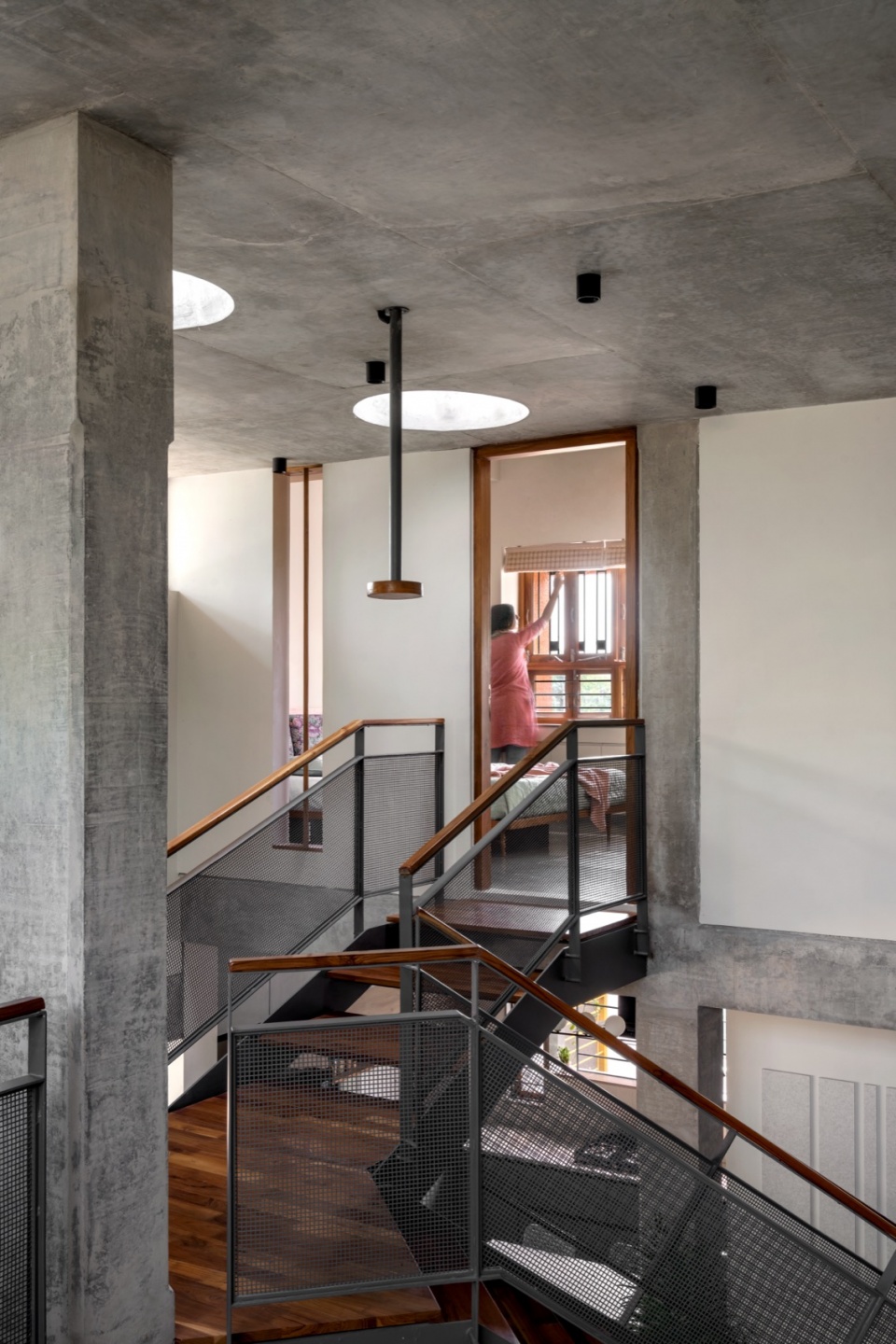 Double Volume space1 terra kota house by terra firma architects