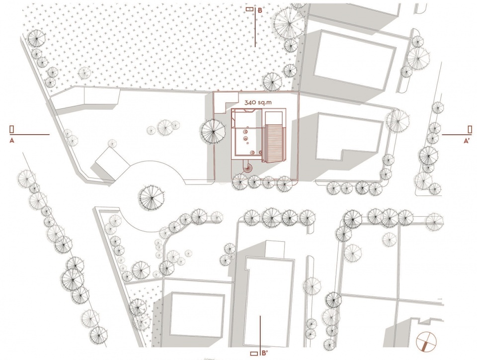 site plan terra kota house by terra firma architects re