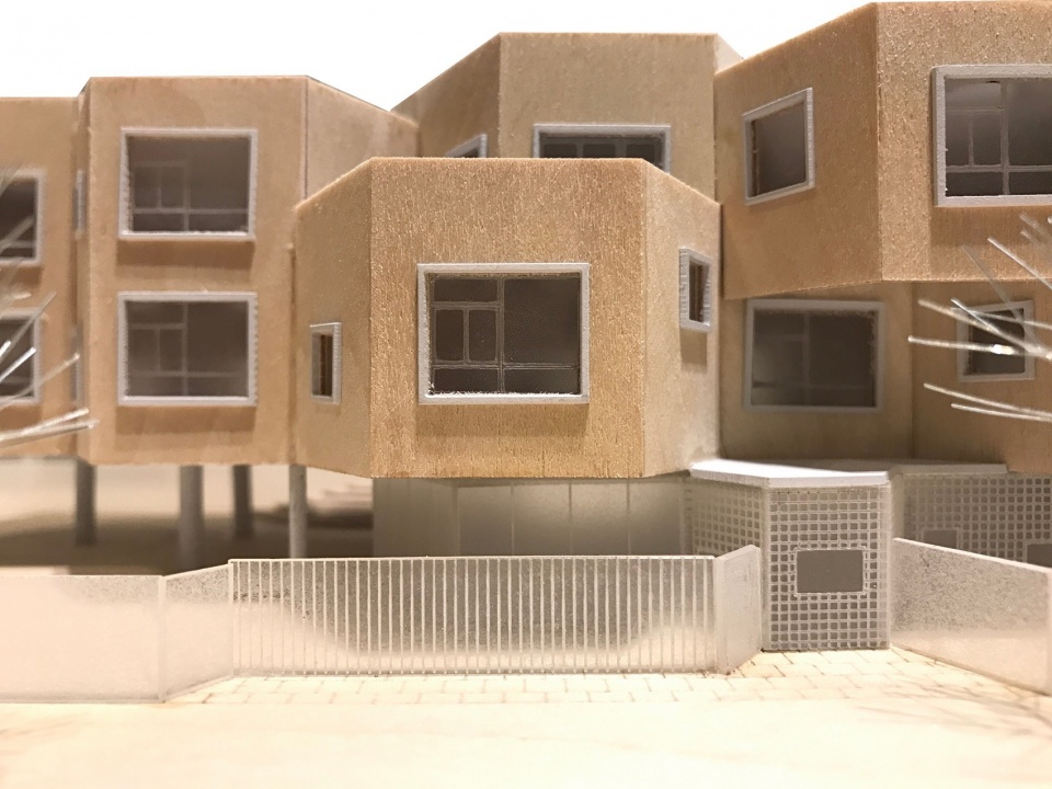 南立面 jingan yuyao road kindergarten branch by atelier liu yuyang architects