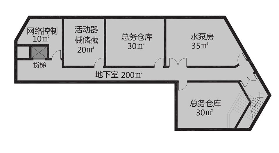 地下一层平面 jingan yuyao road kindergarten branch by atelier liu yuyang architects