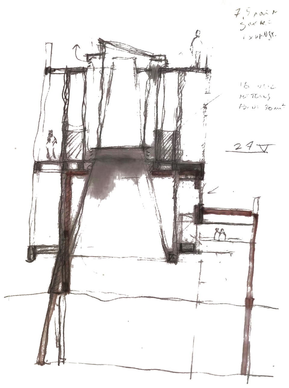 塔手绘1 Tower Sketch1 tibetan thangka art museum