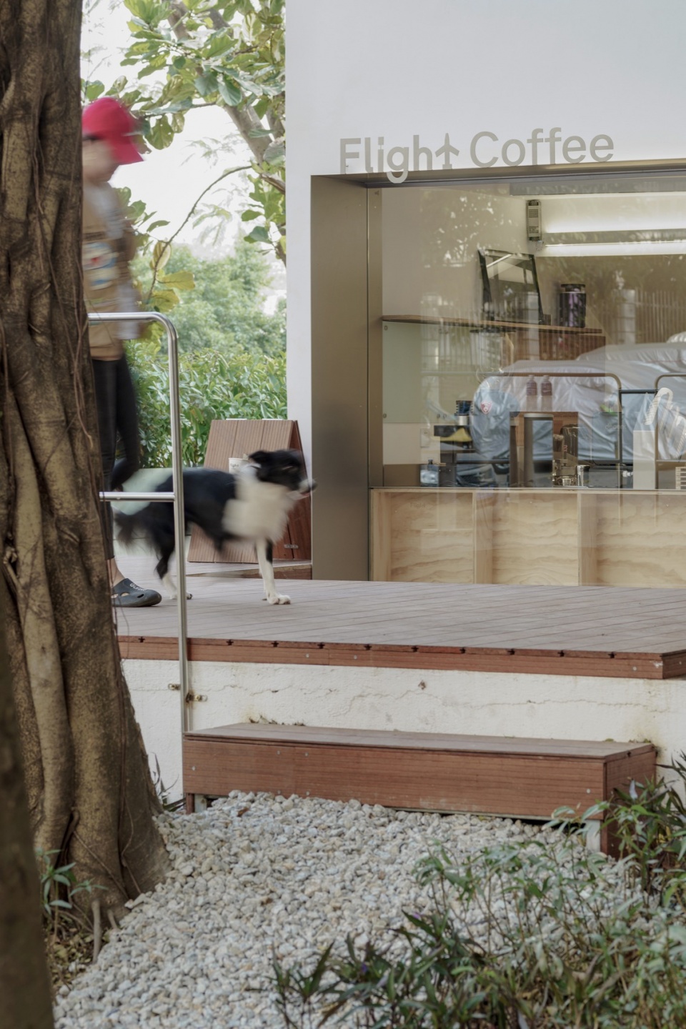 室外台阶区©肉山 Meat mountain flight coffee shop