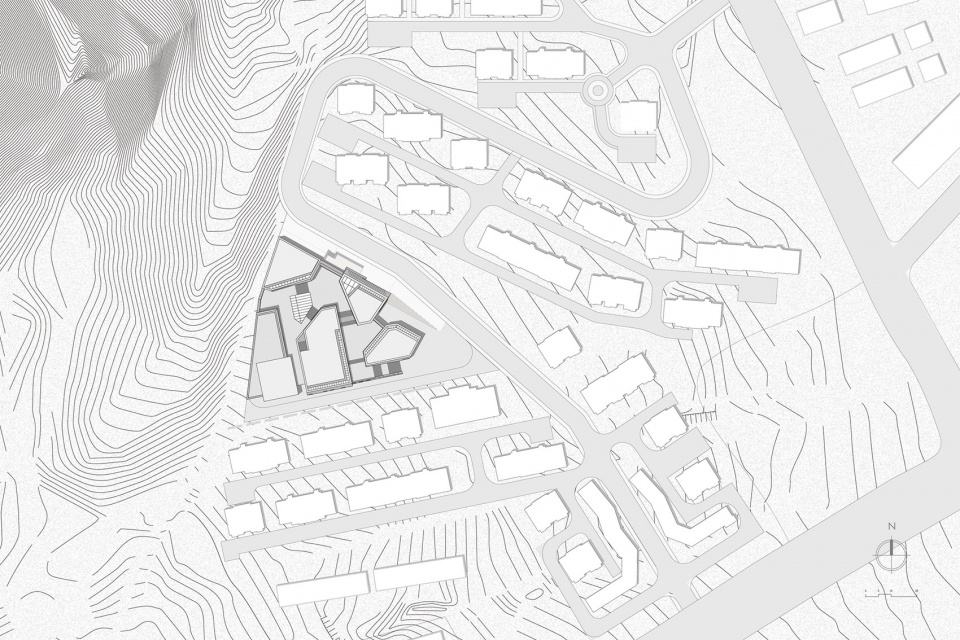 总平masterplan tibetan thangka art museum