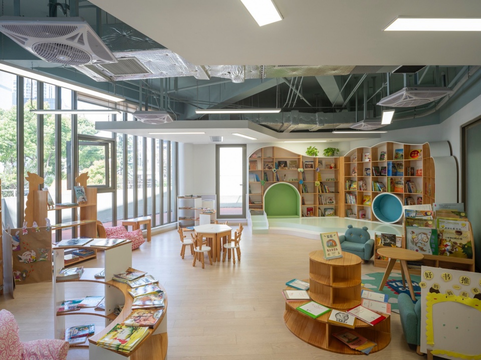 独立阅读室 jingan yuyao road kindergarten branch by atelier liu yuyang architects
