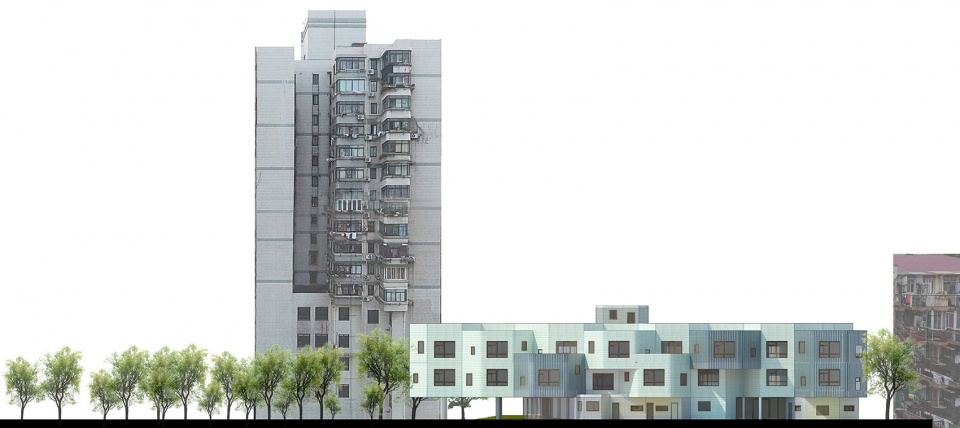 立面一 jingan yuyao road kindergarten branch by atelier liu yuyang architects