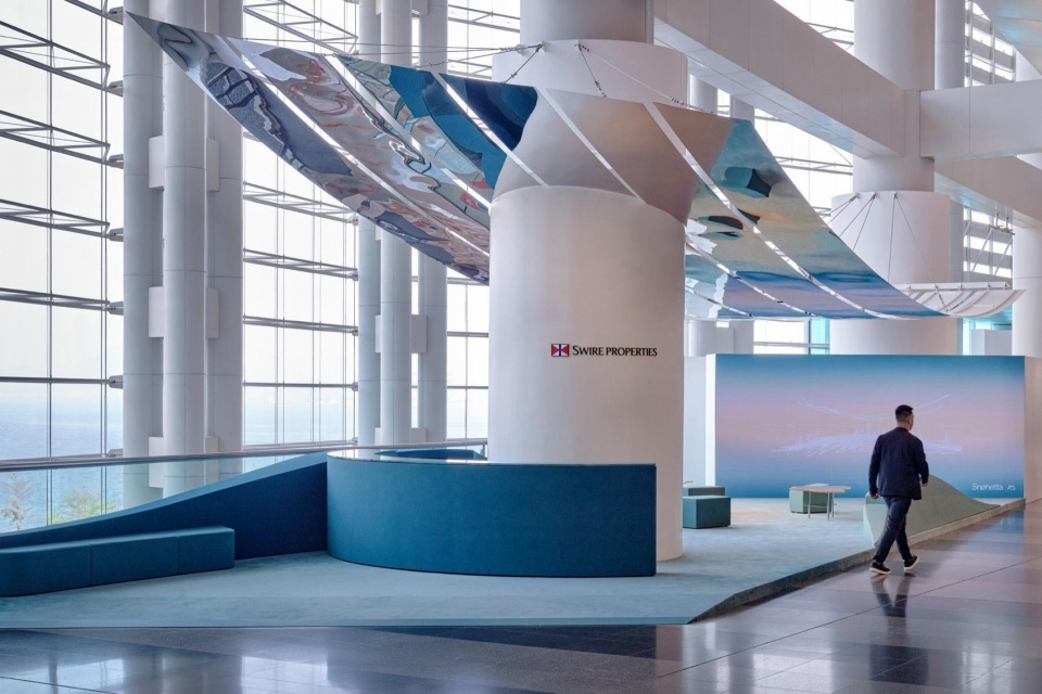 art basel hong kong vip lounge by snohetta