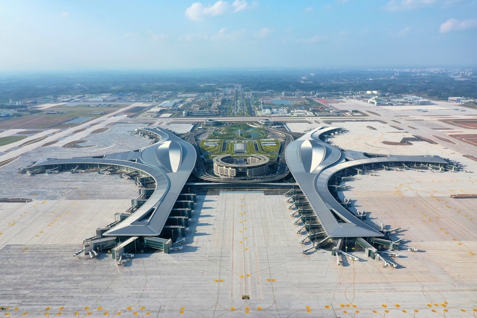 chengdu tianfu international airport by cswadi