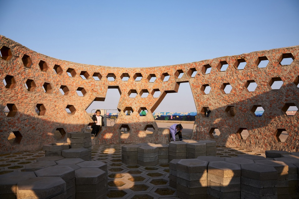 three ecological pavilions by the sea by hcch studio