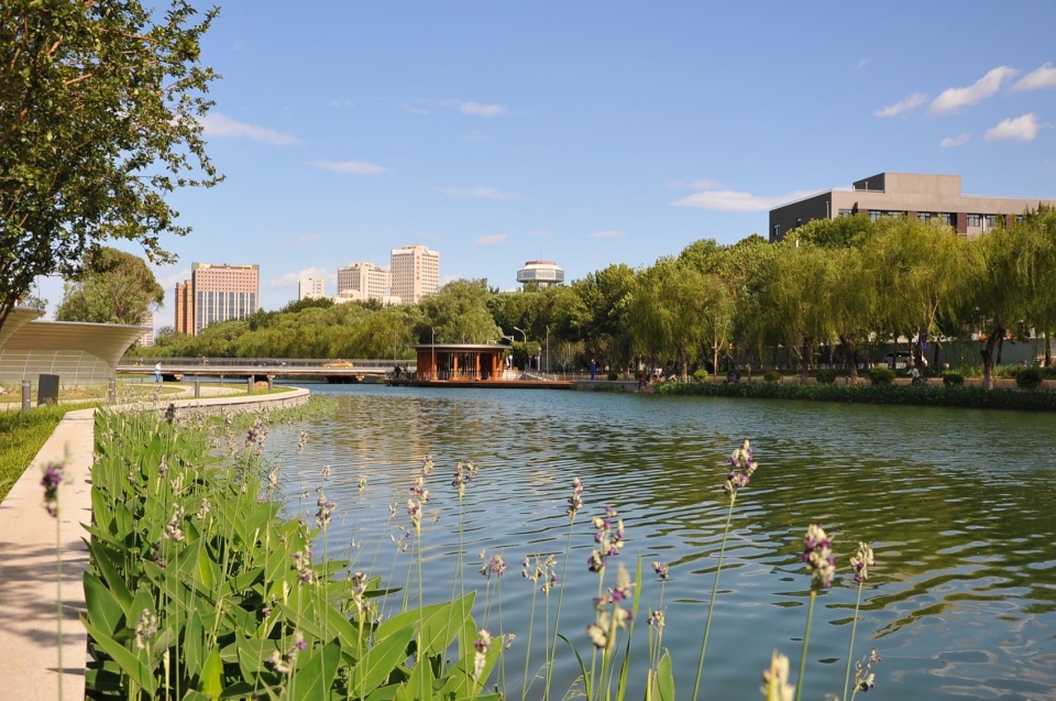 beijing liangma river waterfront landscape corridor by aecom