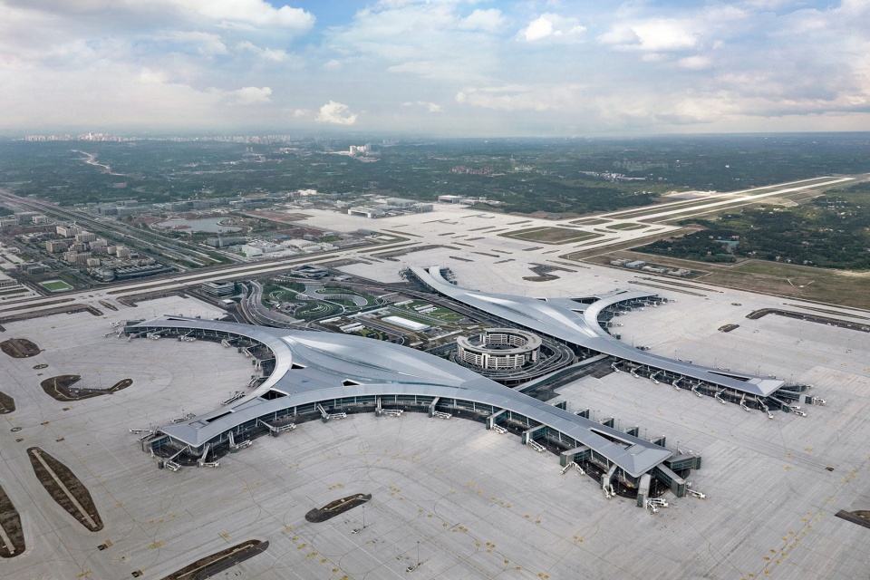 chengdu tianfu international airport by cswadi