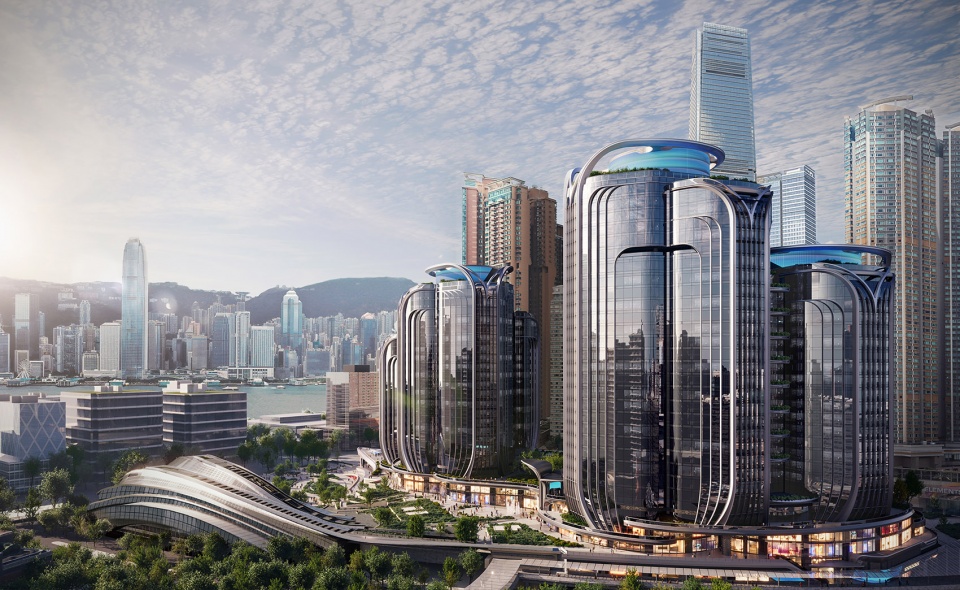 hong kongs high speed rail west kowloon terminus by zaha hadid