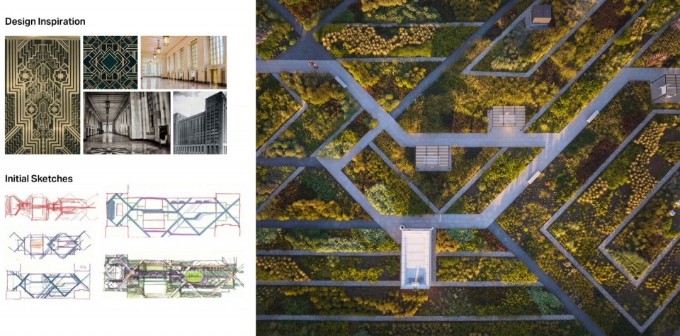 The Meadow at the Old Chicago Post Office by Hoerr Schaudt