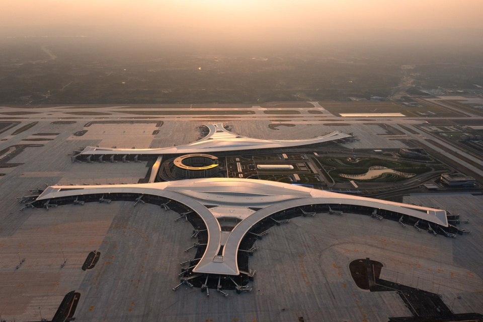 chengdu tianfu international airport by cswadi