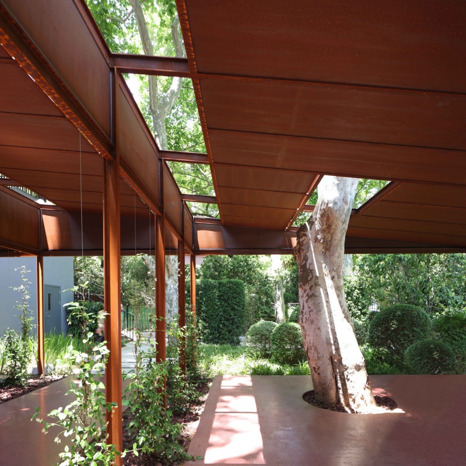 coffee shed of luxun park by shisuo design