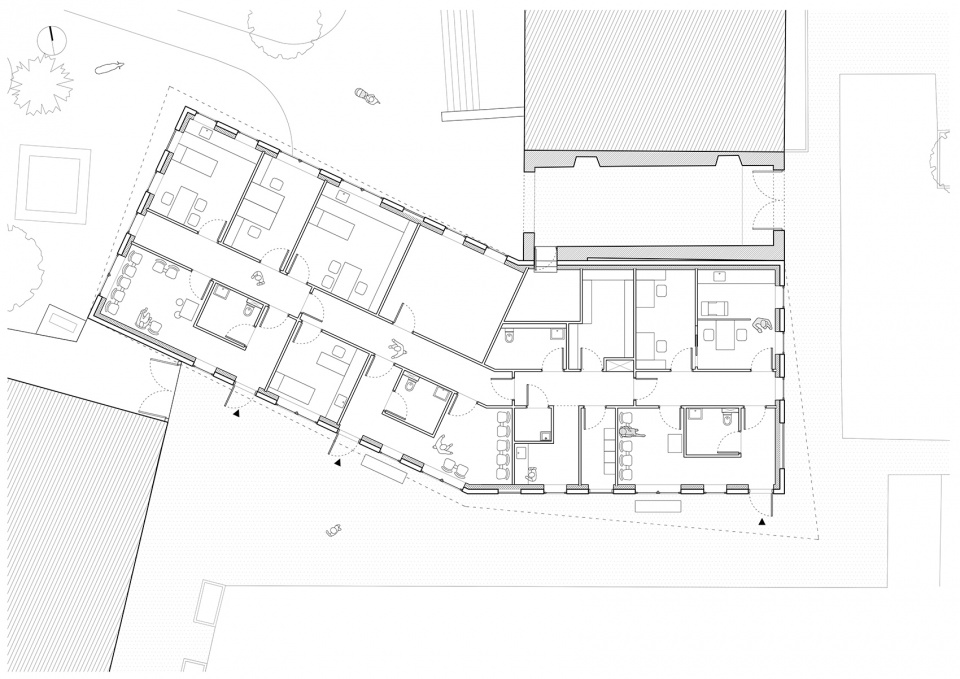 rural medical center by overcode architecture urbanisme