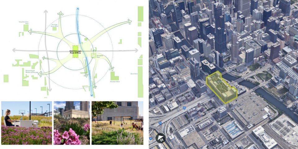 The Meadow at the Old Chicago Post Office by Hoerr Schaudt