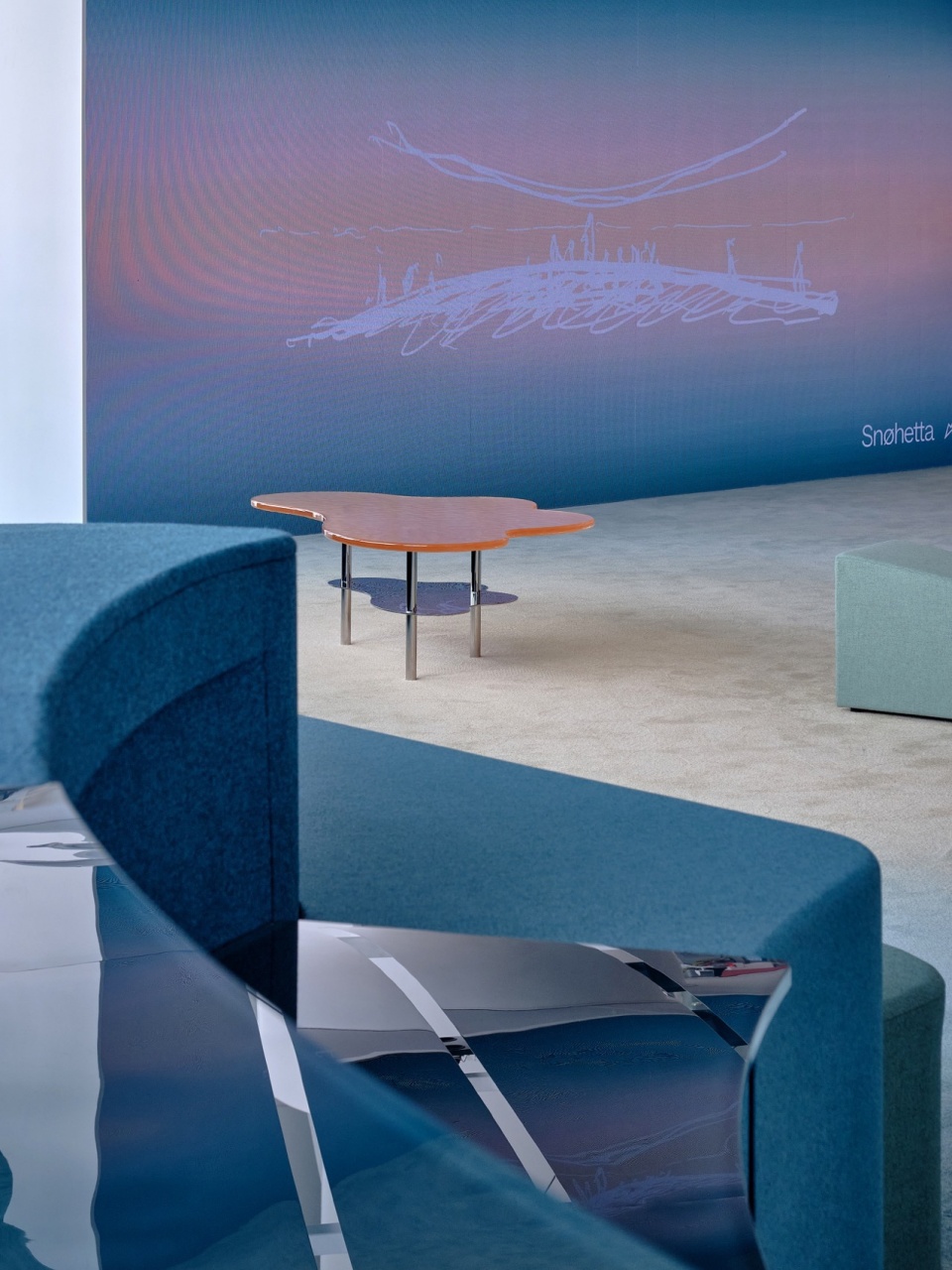 art basel hong kong vip lounge by snohetta
