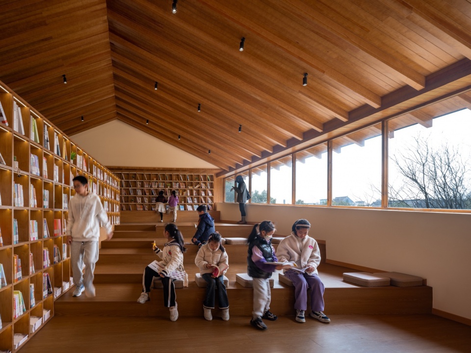 Longnan Village Bohong Library China by Sens Architects