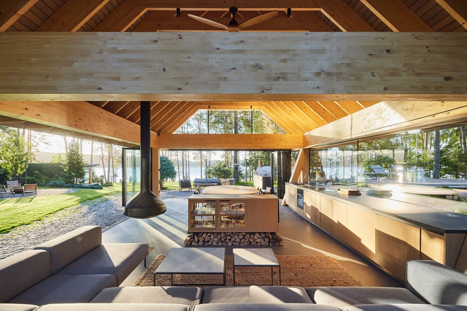 pool house by heima architects