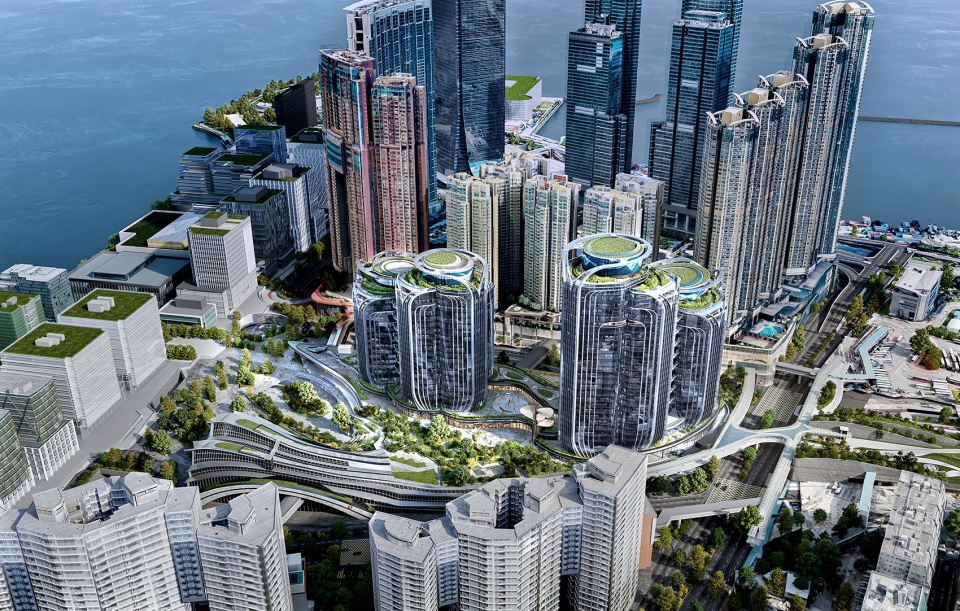 hong kongs high speed rail west kowloon terminus by zaha hadid