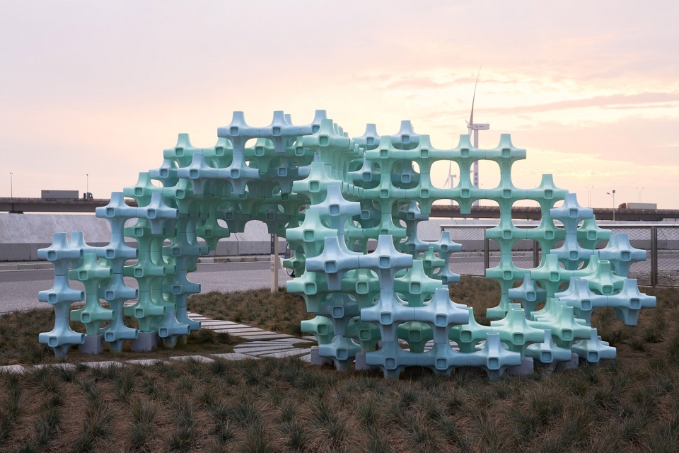three ecological pavilions by the sea by hcch studio