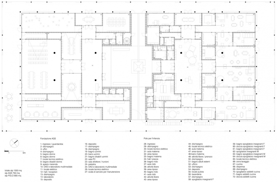 Inclusive education center in Parma Enrico Molteni Architecture