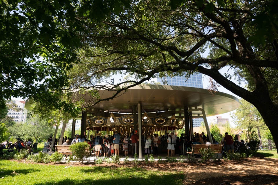 hermann park conservancy by michael van valkenburgh associates