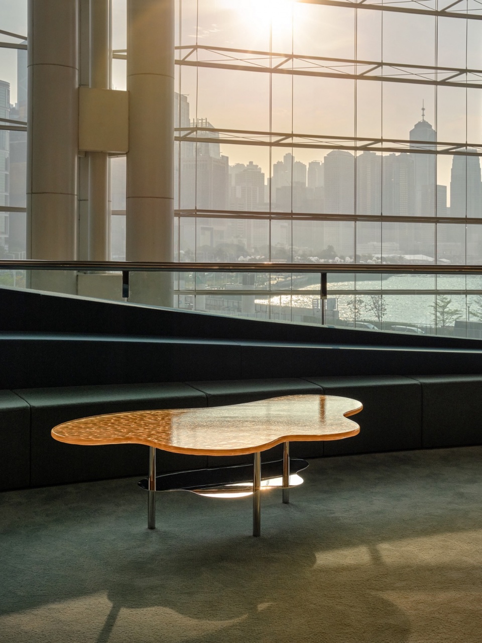 art basel hong kong vip lounge by snohetta