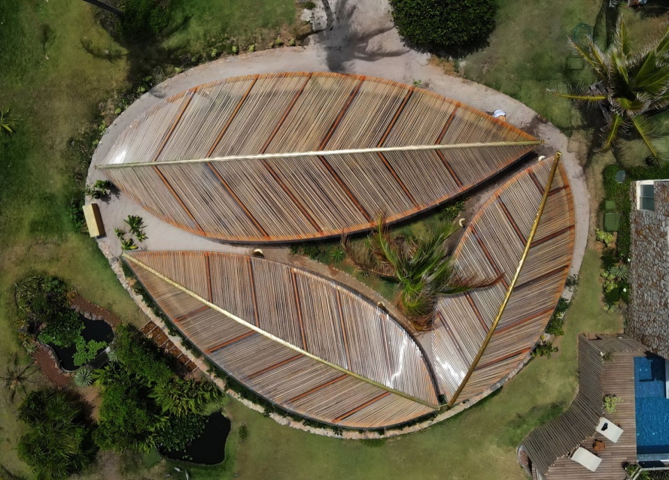 folhas sagradas pavilion by atelier daniel florez