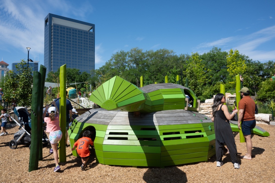 hermann park conservancy by michael van valkenburgh associates