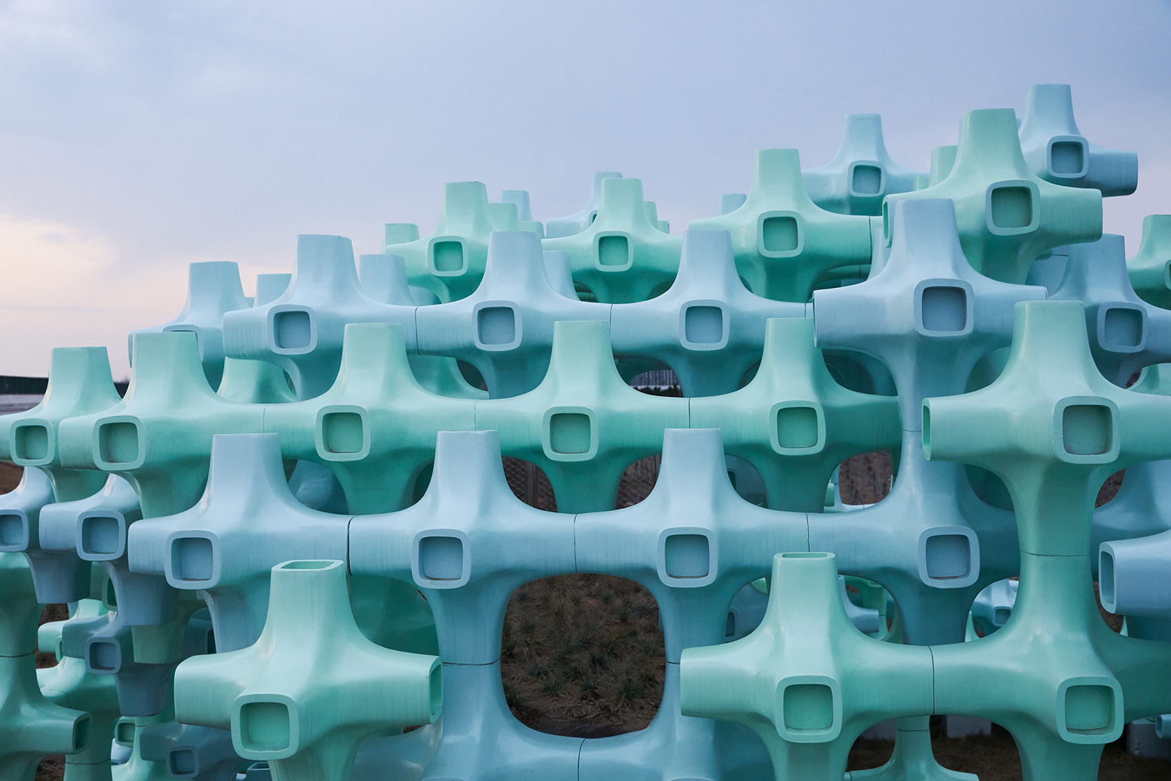 three ecological pavilions by the sea by hcch studio
