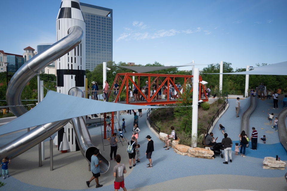 hermann park conservancy by michael van valkenburgh associates